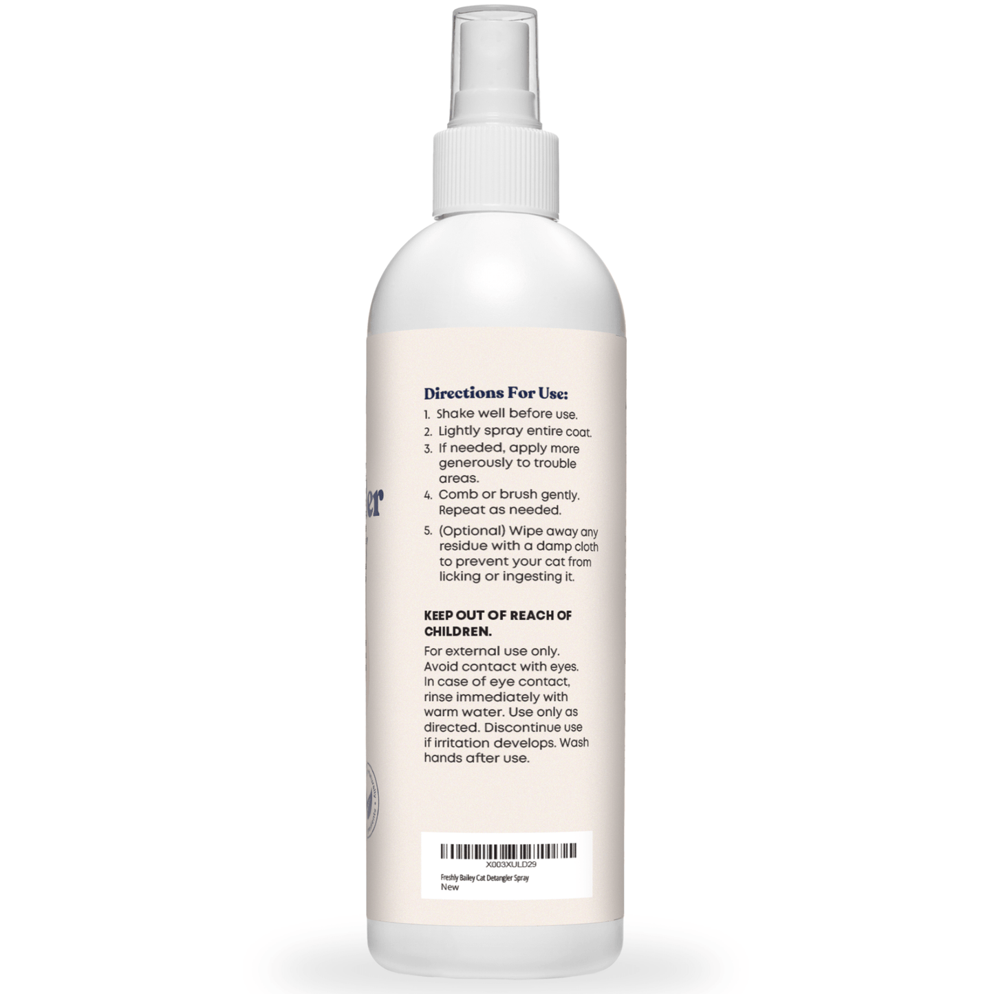 Cat Detangling Spray 16 FL OZ