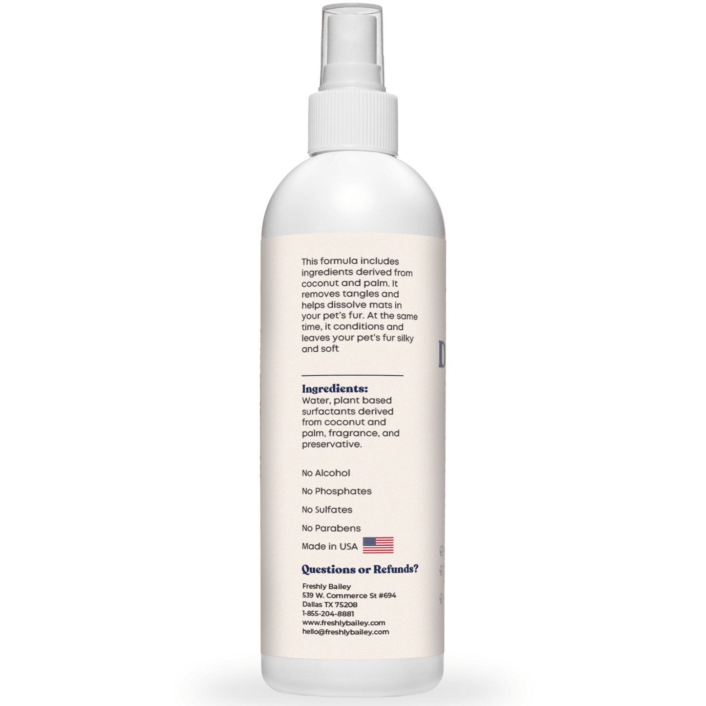 Cat Detangling Spray 16 FL OZ