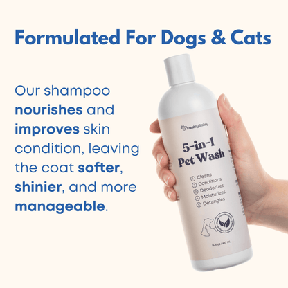 5-in-1 Pet Shampoo - Freshly Bailey - Formulated for dogs and cats