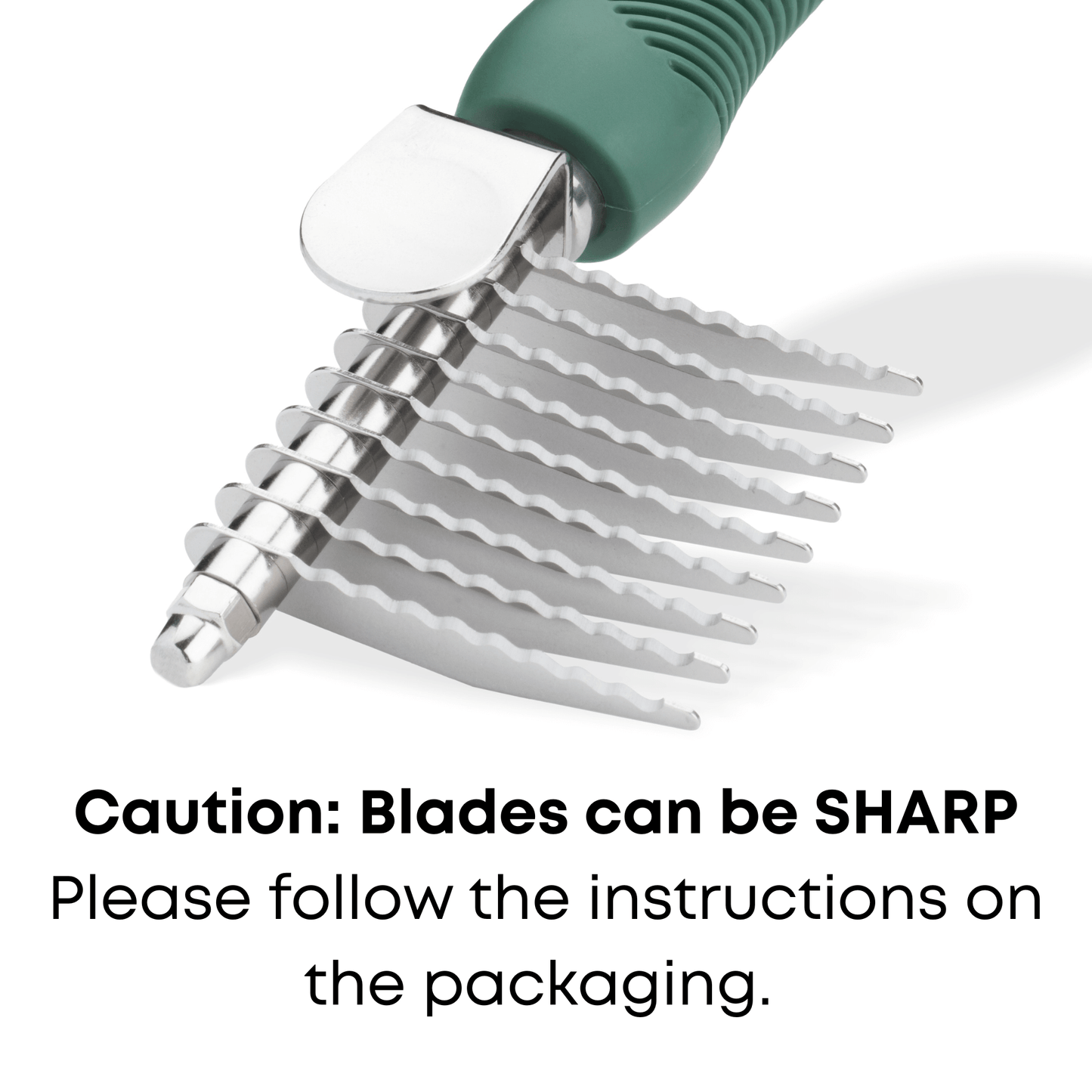 Freshly Bailey dematting comb with sharp stainless steel blades