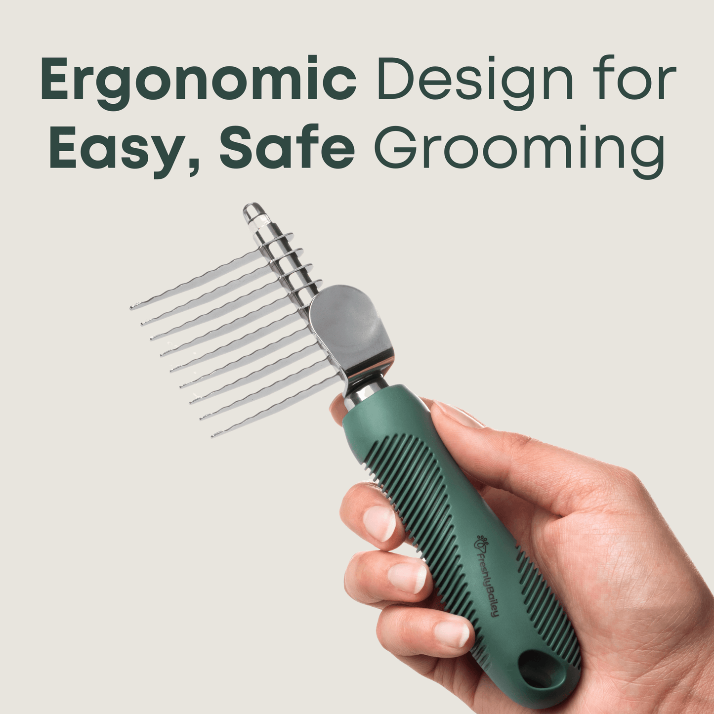 Ergonomic Dematting Comb Dogs