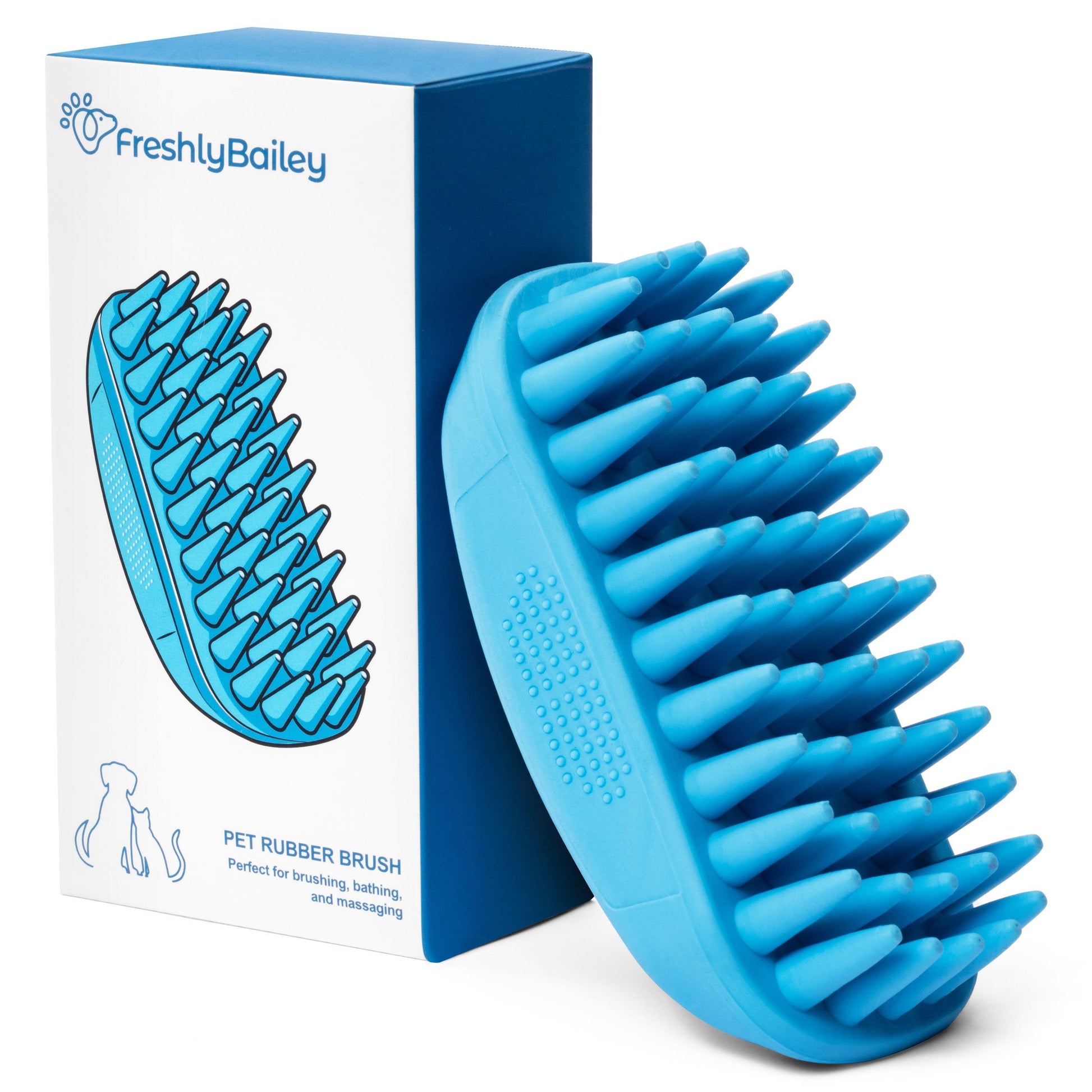 Pet Rubber Brush - Freshly Bailey