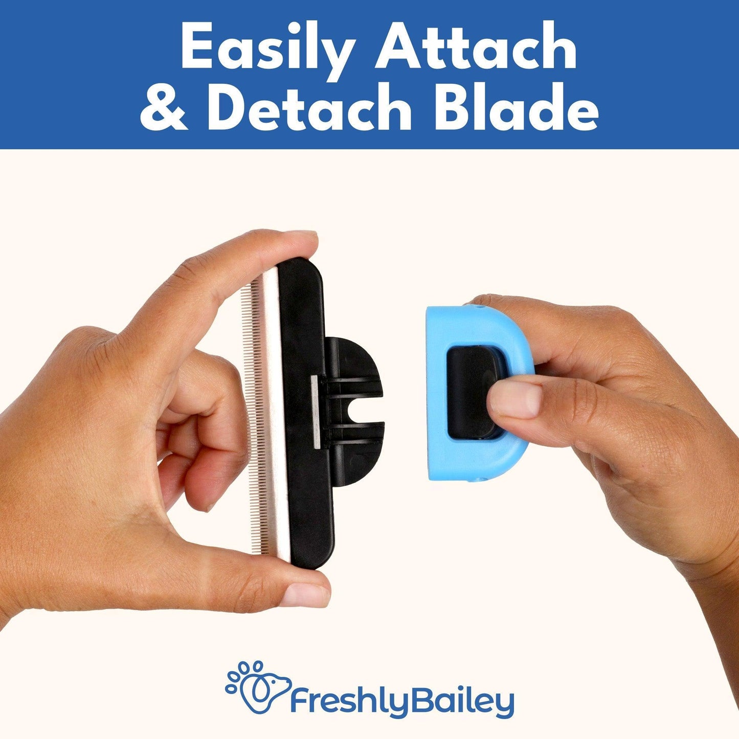 Deshedding Tool For Short Hair - Freshly Bailey