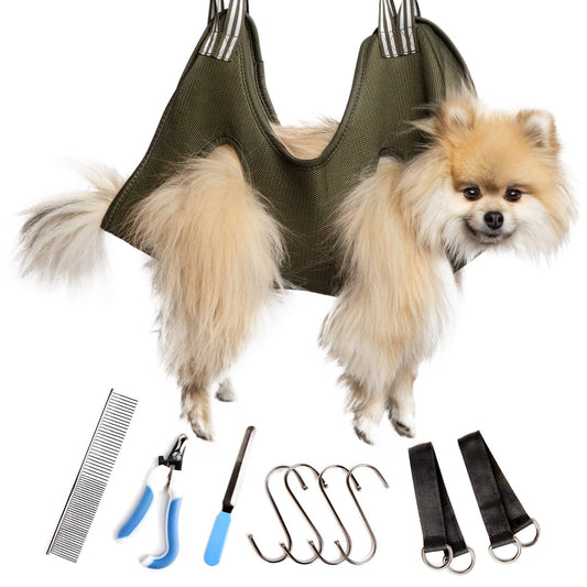 Pet Grooming Hammock Kit For Dogs & Cats (Small) - Freshly Bailey