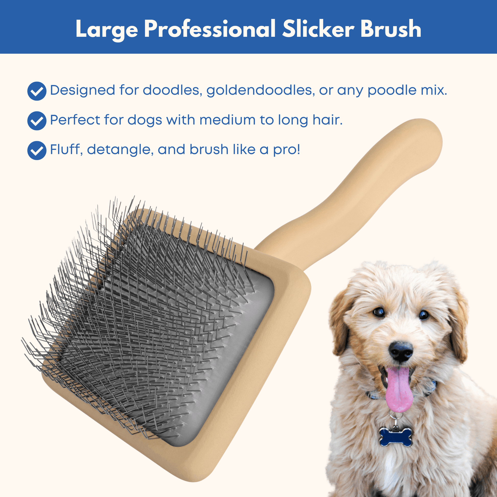 Best slicker brush for doodles clearance